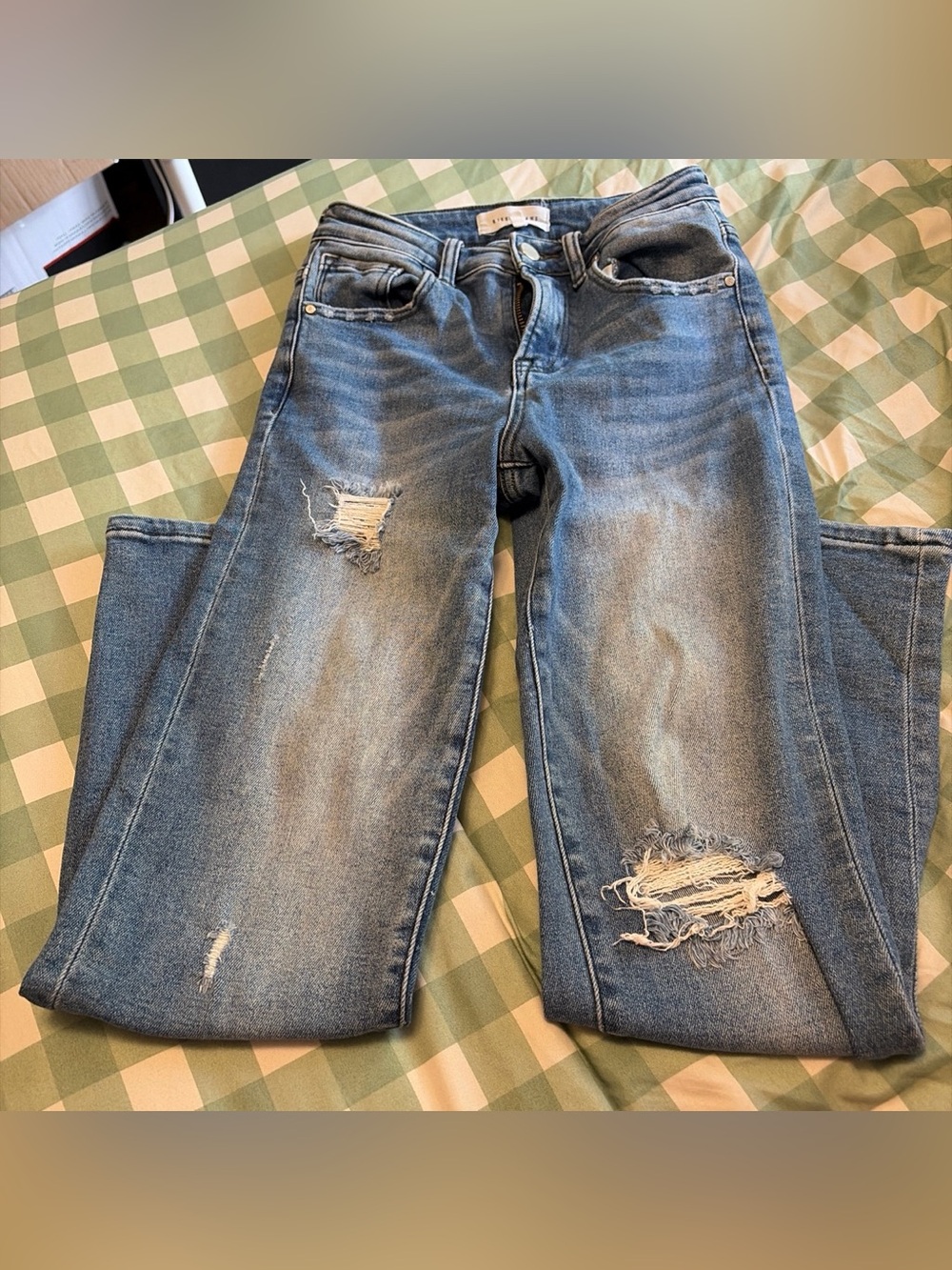 women’s risen jeans